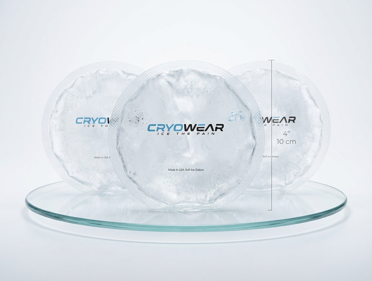 Cryowear 4" Round Ice Packs (3)